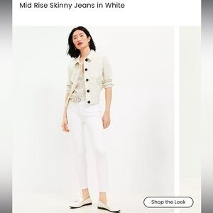 Loft Mid Rise Skinny Jean